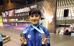 亞運》第12金入袋  空手道谷筱霜50公斤級封后