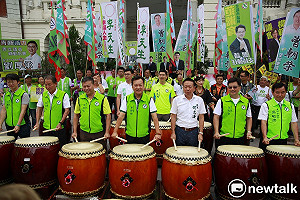 「龍系」市議員參選人聯合登記　一鼓作氣旗開得勝
