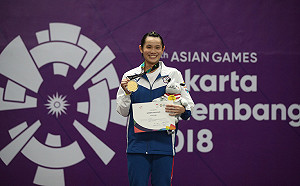 戴資穎亞運羽球女單奪金 中華隊史第一人