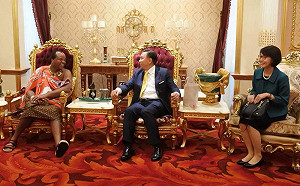 網路熱議史瓦帝尼將斷交 外交部發大使到任照片澄清