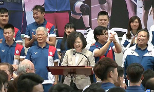 蔡英文總統府接見亞運選手：開始準備東京奧運