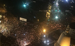 痛批租港給中國99年  斯里蘭卡萬人抗議賣國