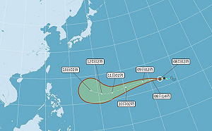 輕颱山竹對台暫無影響 入秋首波鋒面來襲 北.東北部大雨
