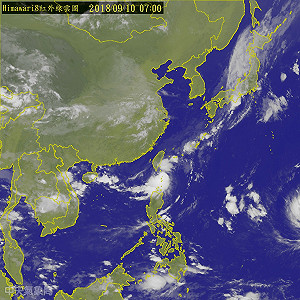 搶在山竹前熱帶性低壓撲台  雙北6縣市大雨特報