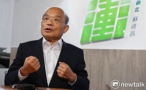 戰六都系列》朱為侯塗脂抹粉！蘇貞昌：我一個政見 新北市府用5篇稿替他講話