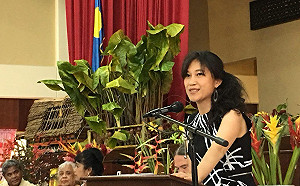 史上首例！行政院發言人Kolas受邀帛琉演說感謝支持台灣