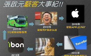 一元買iPhone？！台灣駭客張啟元爭議大事紀