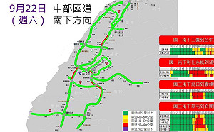 中秋連假不怕塞！8張圖看懂國道地雷路段