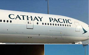 F去哪裡? 國泰航空機身漏字 自嘲期間限定很珍貴