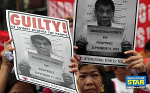 反暴政！菲人抗議杜特地如馬可仕搞獨裁治國