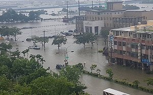 823淹水救助 朴子市可採用空拍淹水範圍認定