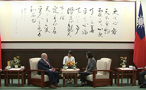 蔡英文會阿米塔吉 盼與美軍事上  建立更緊密夥伴關係