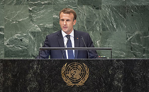 馬克宏暗嗆川普：拒與不尊重巴黎協定國貿易談判