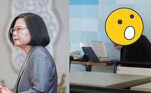 野生小英？她麥當勞低頭吃便當　網友一看驚喊：總統好！