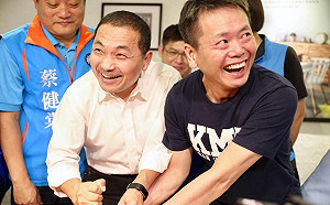 侯友宜推客家政見 林為洲現身力挺