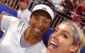 網球／和詹詠然前搭檔合拍　謝淑薇武漢女網止步16強