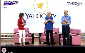 郭子乾模仿招牌大禿頭 韓國瑜:「原來禿頭這麼恐怖!」