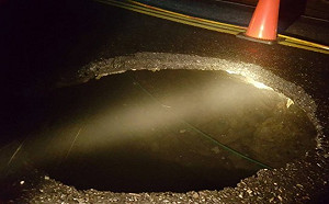 台11線人定勝天路段路基掏空  緊急搶修明天上午恢復通行