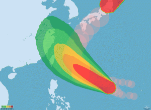 中颱康芮最快明轉強颱  襲台關鍵日在週三
