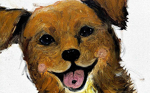 超萌毛寶貝！「張富美及學童狗狗寫生」網路開展