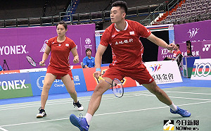 羽球／混雙台灣內戰　頭號種子王齊麟／李佳馨遭逆轉落敗