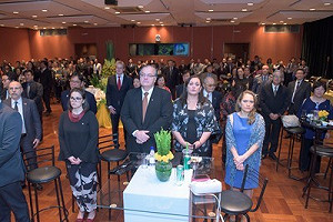 聖保羅辦事處國慶酒會 近400人同賀