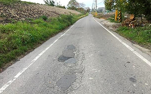 台中霧峰北岸路施工  10月底路平完工