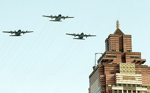 國慶空軍預演精采畫面　嚴德發：希望展現最好一面