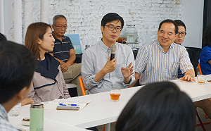 與社創企業家座談 陳其邁：將設十億地方創生基金拼經濟