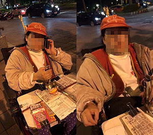 小心詐騙！賣彩券阿姨搶刮 見「中300」嗆：這我選的