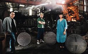 人孔蓋的新美學  台中市政府打造獨特的腳下風景