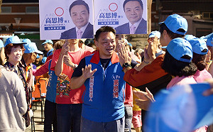 打造南台灣「黃金雙子城」 高思博.韓國瑜聯手出擊