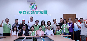 劉世芳拜會議會黨團　關切台灣內部勾結中國勢力影響選舉