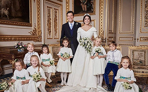 尤吉尼公主結婚照曝光 喬治王子燦笑超吸睛