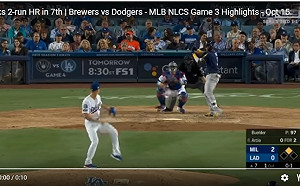 (影) MLB／查辛率隊完封道奇　釀酒人客場搶下第2勝