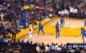 NBA／柯瑞狂拿32分大爆發　勇士開幕戰險勝雷霆