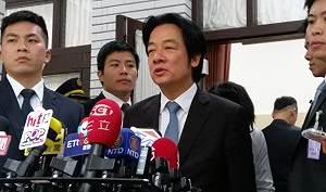 姚文智嫌蔡英文輔選力道不足？賴清德一聽聞轉身快閃