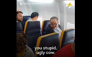 (影) 種族歧視！白人辱罵黑人老婦 瑞安航空處置惹爭議