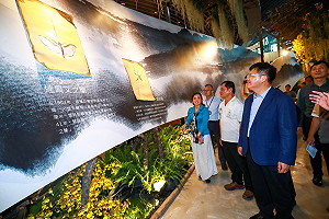 后里花舞館亮相 林佳龍：看到台灣的美好與國力