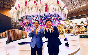 參觀花博「同框」 卓冠廷：宋省長跟龍龍這張很可愛