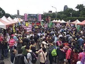 快訊》反空汙大遊行 台北場下午凱道正式出發