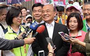 蘇貞昌呼籲民眾 選對人才能讓城市更好