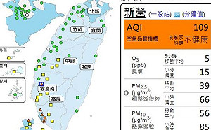 天氣穩定汙染物易累積　南台灣8測站發布橘警！