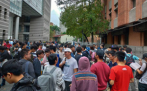 快訊》台大電機二館疑砷化氫氣體外洩 11人預防性送醫