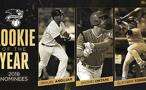 MLB／大谷與洋基2內野新秀　進入美聯新人王決選