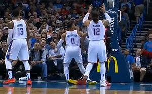 NBA／威少左腳「翻船」退場　雷霆奪5連勝憂喜參半