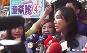 李佳芬掃街   直斥辦學租地被選舉操作