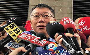 蔡壁如操作「棄姚保柯」 柯P：候選人忙握手沒時間管其他