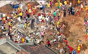 巴西里約尼特洛伊土石流  至少10死