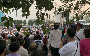 定調陳其邁旗美造勢「穩了」！網友PTT開板分享組圖